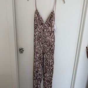 Gold Sequin Jumpsuit